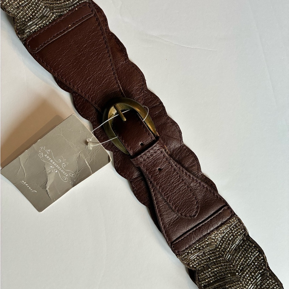 Brown Leather Women's Belt